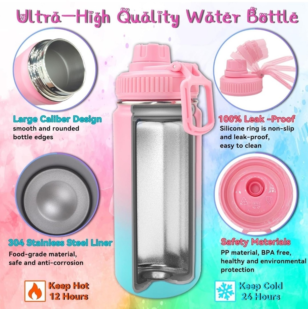 Water bottle Decorate Your Own  Kits for Girls Age 6+ DIY Gem Diamond Mermaid