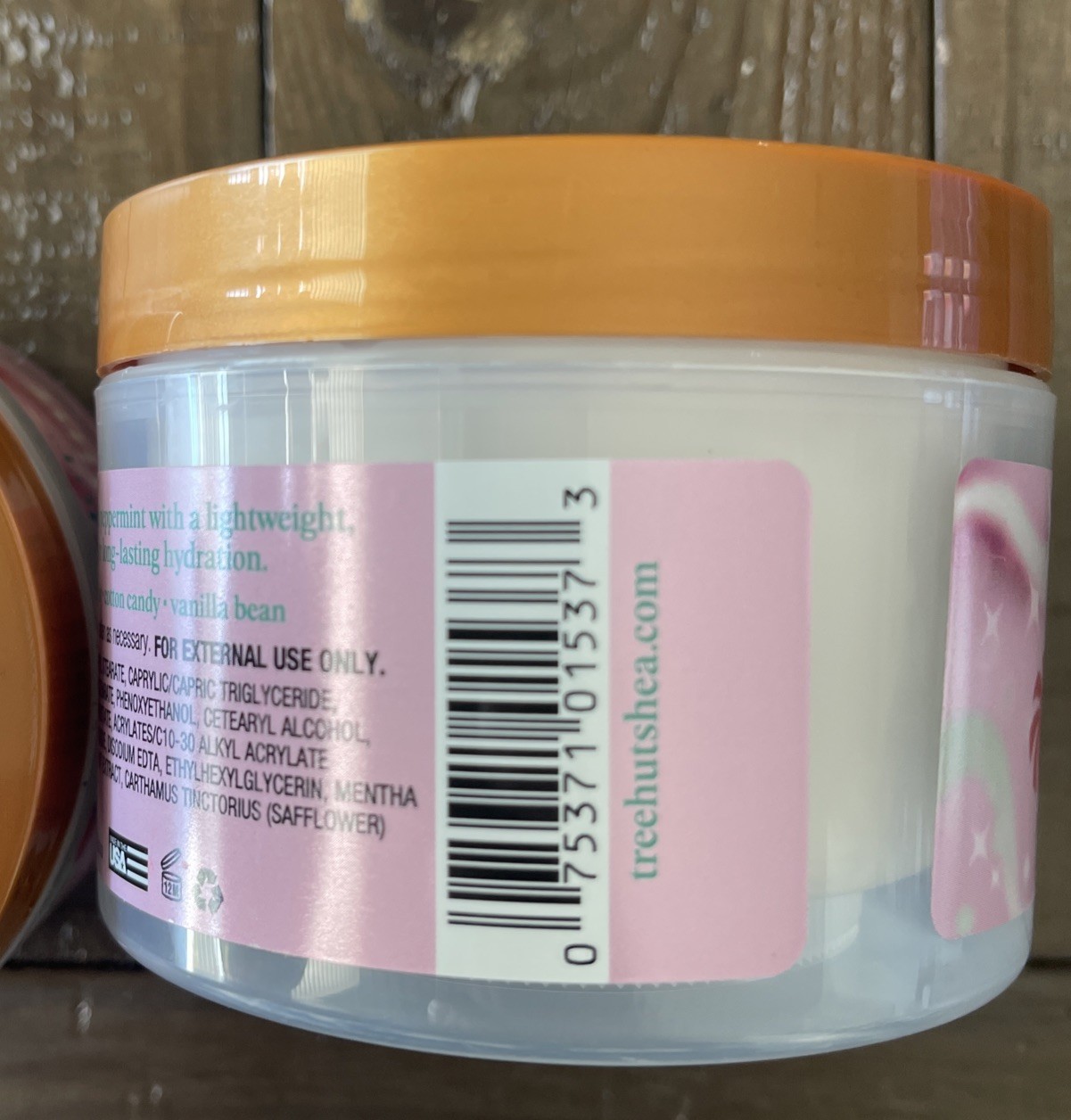 Lot of 2 Tree Hut Merry Mint Whipped Shea Body Butter 8.4oz Each Holiday Scent