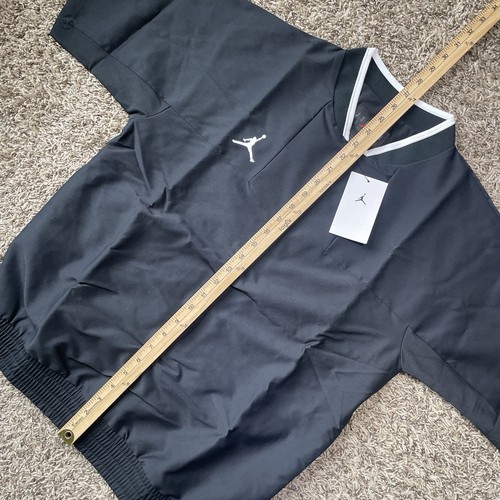 Nike Air Jordan Mens Size Small Team SS Coaches Jacket Black White CV5858-010 - Picture 5 of 7