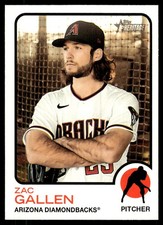 Zac Gallen 2022 Topps Heritage #294 Diamondbacks MLB READ FREE SHIP AutographDen