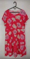 Talbots Plus Ponte Dress Women's Size 14W Short Sleeve Stretch Multicolor EUC