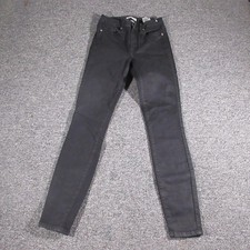 Good American Good Legs Jeans Womens 00/24 Black Charcoal Wash Skinny Denim