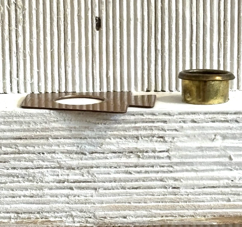 Distintivo de latão WFL Ludwig Snare Tom Bass Drum Keystone Chicago excelente!! - Imagem 3 de 4