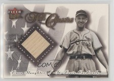2001 Fleer Ultra Fall Classics Memorabilia Bat Enos Slaughter HOF 1o3