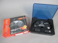 Retro-Bit SEGA GENESIS Wireless 8-Button ARCADE PAD Controller PC PS3 Switch