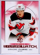 2024-25 Upper Deck SP Authentic Graeme Clarke Limited Future Watch Card # 108
