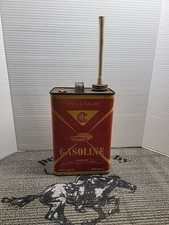Vintage Metal Jays Can Co. 1 Gallon Gas Can /0625
