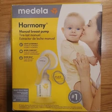 Medela Manual Breast Pump with Flex Shields Harmony Single Hand (NEW OPEN BOX)