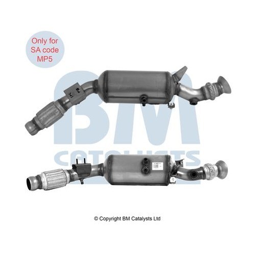 BM Catalysts Soot/Particulate Filter, exhaust system BM11461H