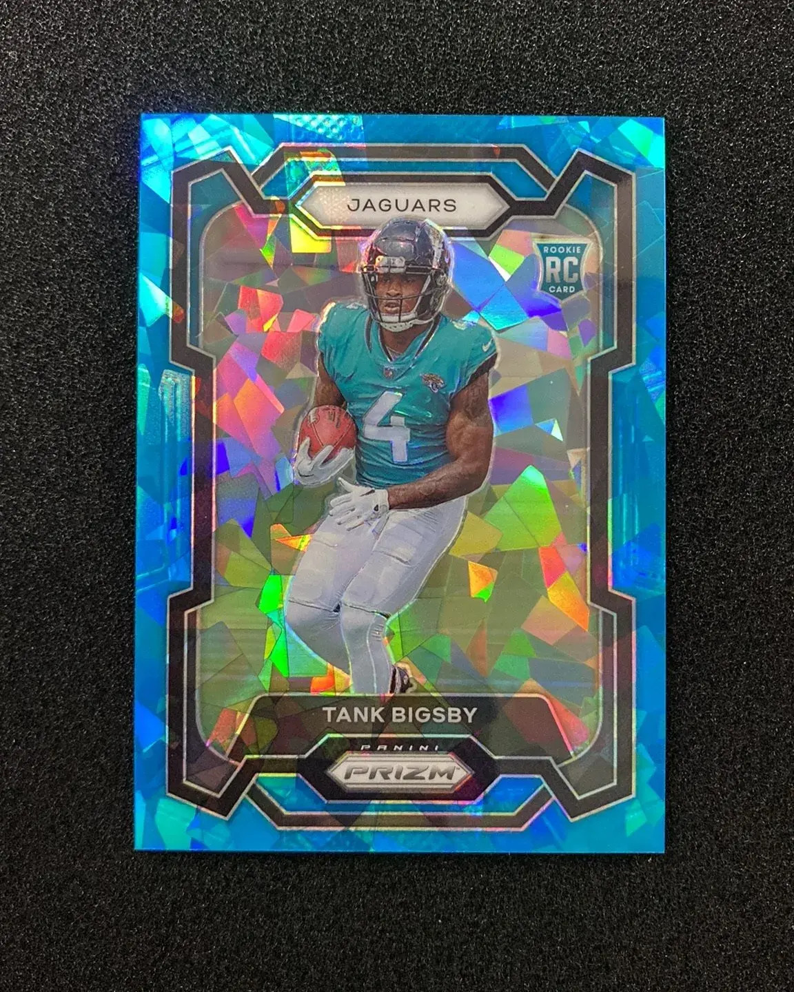 2023 Panini Prizm Blue Ice #348 Tank Bigsby RC Rookie 58/99 Jaguars OH20