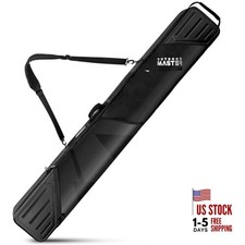 Ski Bag with Hard Shell On Both Ends, Ski Bags for Air Travel, Ski Case with