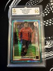 2022-23 Tops Merlin Desire Doue RC Rookie Aqua Prism Graded 10