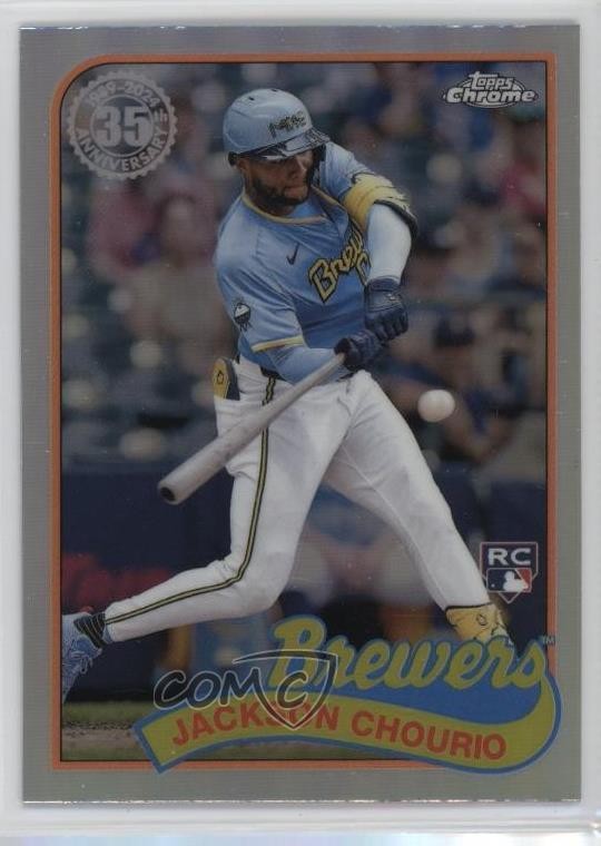 2024 Topps Chrome Update 1989 Topps Baseball Jackson Chourio #89CU-4 ra5