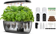 Indoor Garden Hydroponics Growing System: 12 Pods Plant Germination Kit Garden K