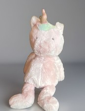 Pink Unicorn Plush Doll Soft Small 6-14 in Multicolor Rainbow Horn Wings Tail