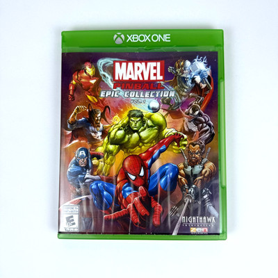 Marvel Pinball Epic Collection Vol. 1 Xbox One CIB Complete Excellent Condition
