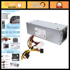 240W Power Supply Unit for Dell OptiPlex 390 790 960 990 SFF - AC Adapter Replac