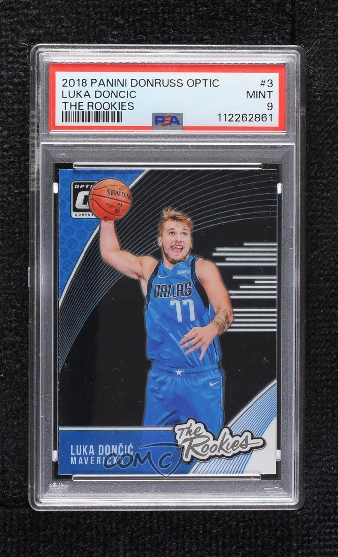 2018-19 Panini Donruss Optic The Rookies Luka Doncic #3 PSA 9 MINT 14t3