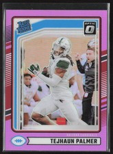 2024 Donruss #384 Tejhaun Palmer Optic Rated Rookies Preview Pink