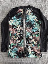 Rip curl Rash Guard Size Small Hawaiian Floral
