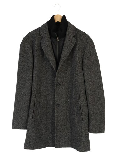 Fazzoletto Da Taschino Thomas Pink – Uomo, Grigio, Spina Di Pesce, 100% Seta – Made In Italy - 2