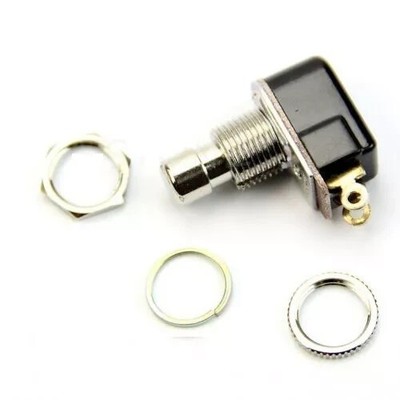 2X SPST   Soft Touch Push Button Electric Guitar Stomp Foot Pedal Switch *pt
