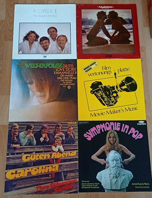Jazz/Pop Vinyl Sammlung - 6 LPs : The Singers Unlimited,Theo Schumann Combo ua