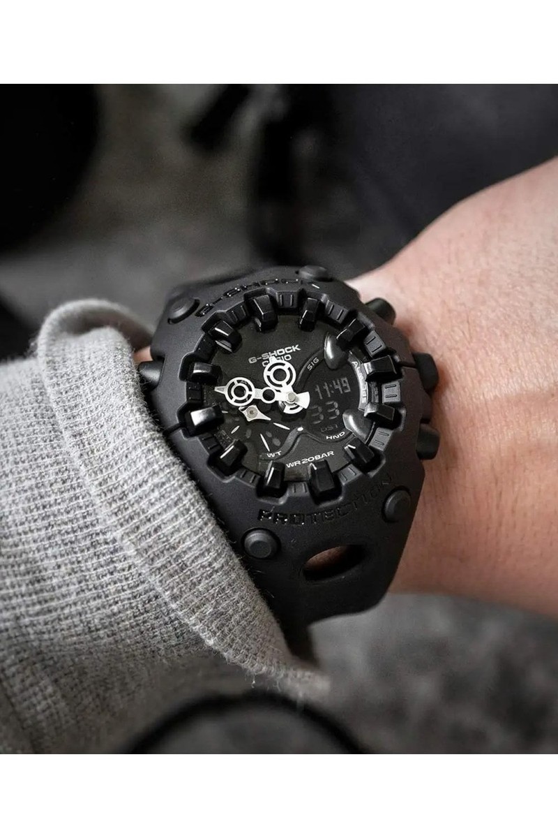 Casio G-Shock GA-V01 Series Black 49mm Watch GA-V01-1AER | eBay