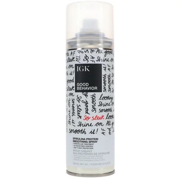 IGK Good Behavior Spirulina Protein Smoothing Spray 5.6 Oz 186 mL Full Size NEW