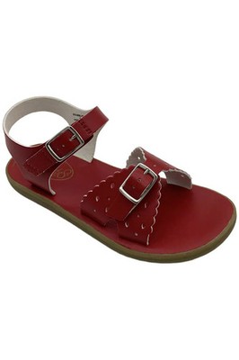 FootMates Kid's Girl Eco-Ariel Sandals Apple Red Micro