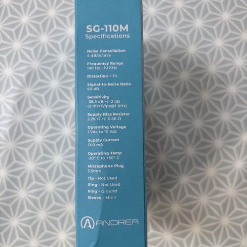 Microphone - Andrea Communications SG-110M Shotgun Microphone Noise Cancellation - 第 3/5 張圖片