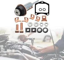 Starter Solenoid Repair Rebuild Kit Plunger Contacts Set For Toyota For new