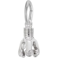 Oil Drill Charm - Metal - Sterling Silver