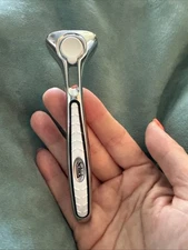 New Metal Schick Quattro Razor Handle (only) fits Men Quatro Refills blades