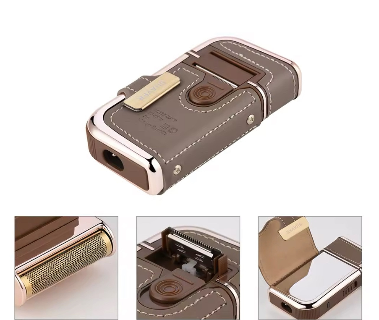 Men'S Electric Shaver Portable Beard Trimmer  Rechargeable Shaving5668