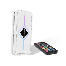 1 to 9 Port PWM  ARGB Magnetic Computer Fan Hub with Remote Control for 5V 3