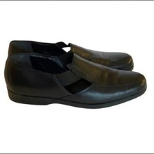Easy Spirit flex point 8 black slip on flats shoes
