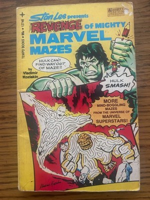 STAN LEE presents ''Revenge of Mighty Marvel Mazes - TEMPO (USA) 1977