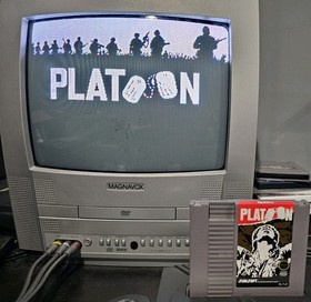 Platoon Nintendo NES CIB Tested 