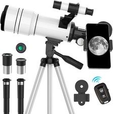 ToyerBee 70mm Aperture Astronomical Refractor Telescopes for - Scratch Dent