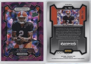 2024 Panini Prizm Draft Picks Purple Ice Prizm /149 DJ Lagway #182