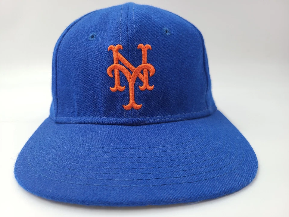 Vintage New York Mets New Era 59Fifty Pro Model Fitted 7 1/8 Hat Cap Wool MLB - Image 2 of 4