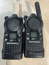 x2 MOTOROLA CLS1110 TWO-WAY RADIO BLACK
