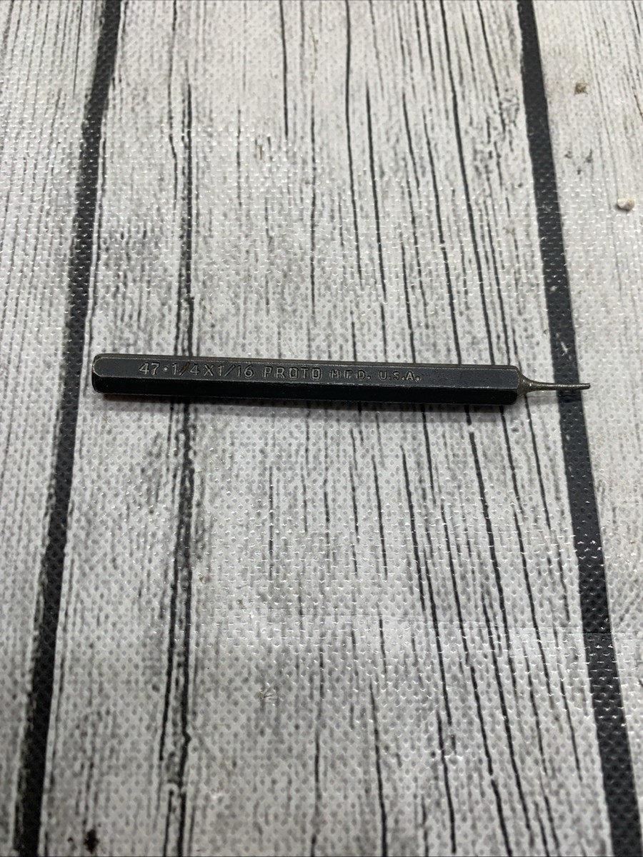 Vintage Proto Pin Punch Marked 47 1/4 x 1/16 USA | eBay