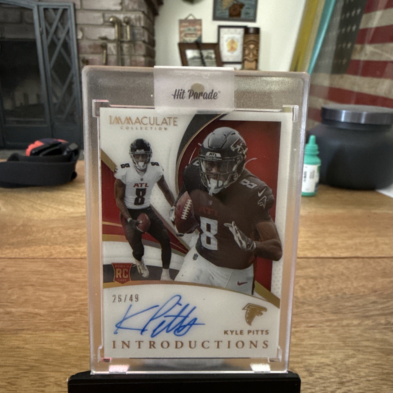 2021 Panini Immaculate Kyle Pitts Introductions Rookie Auto On Card #/49 Falcons