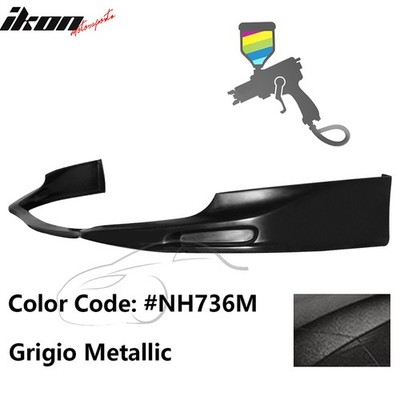 Fits 09-10 Acura TSX CU1 JDM Style Front Bumper Lip Spoiler PU Painted #NH736M