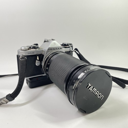 Asahi Pentax ME 35mm SLR Camera with Tamron 3.5-4.2 35-135mm Lens Untested - Picture 1 of 9