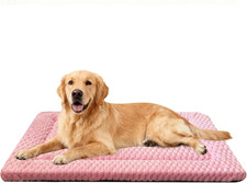 Dog Bed Crate Mat, Soft Durable Washable Anti-Slip Kennel Pad for Dogs  Cats, R