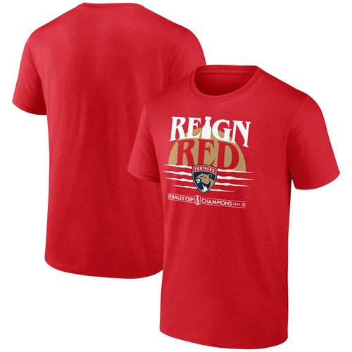 Men's Fanatics Red Florida Panthers 2025 Stanley Cup Champions Hometown DNA - 第 1/4 張圖片