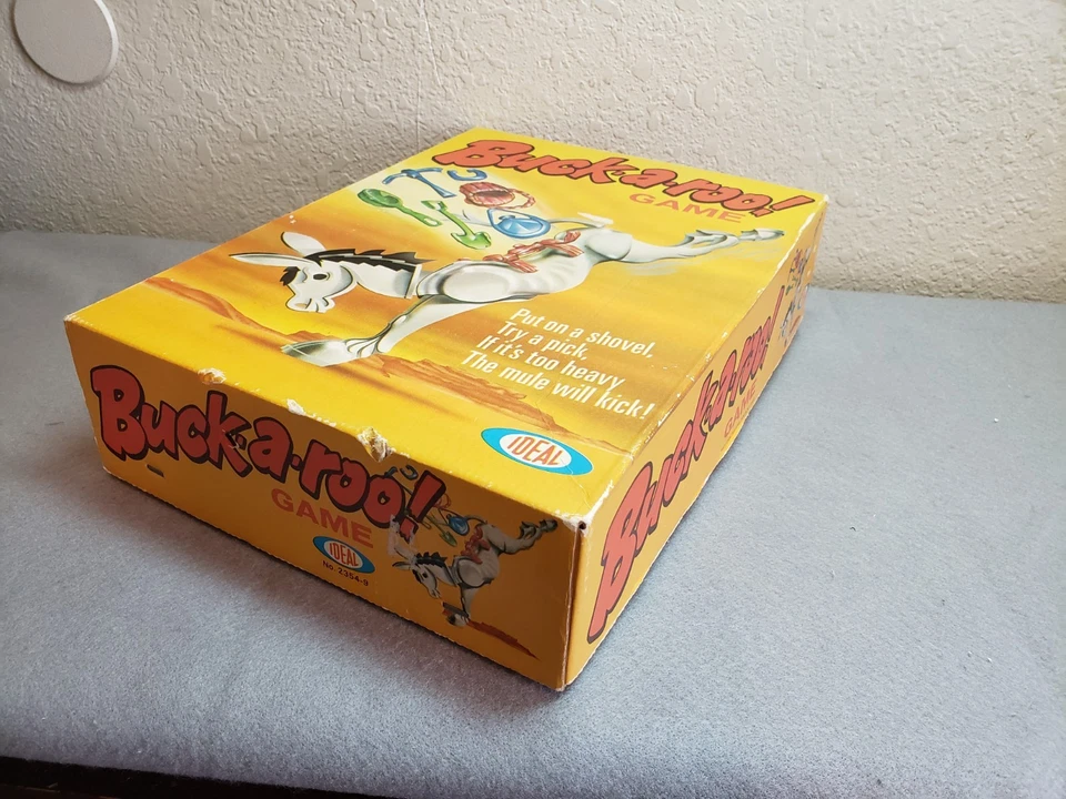 Vintage 1970 "Buck-A-Roo" Game, IDEAL Toy Corp. Game No. 2354-9 Preown, Complete - Image 2 of 4